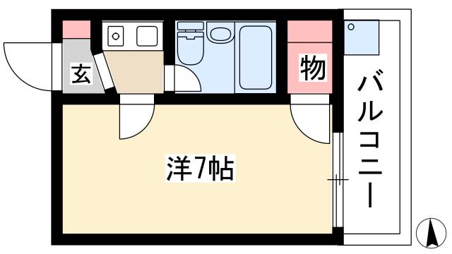 レオパレス小田井の間取り