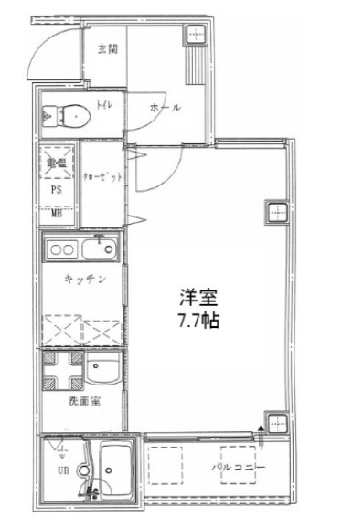 【ルミエール難波の間取り】