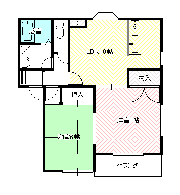 シャルマンコートＥの間取り