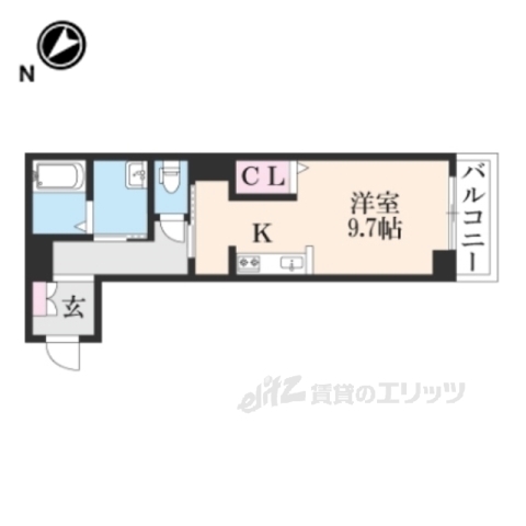 彦根市西今町のマンションの間取り