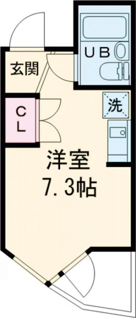 北区西ケ原のマンションの間取り