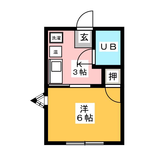 コーポ辻の間取り