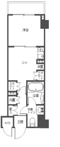 川崎市多摩区生田のマンションの間取り