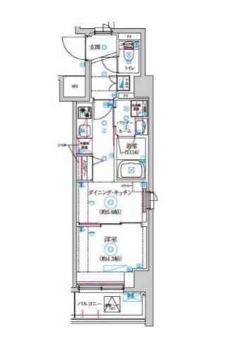 杉並区高井戸東のマンションの間取り