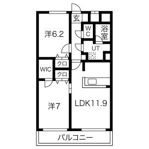 すまいるKATOIII(スマイルカトウスリー)の間取り