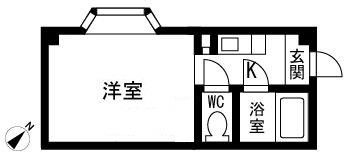 ビバリーハウス昭南Aの間取り