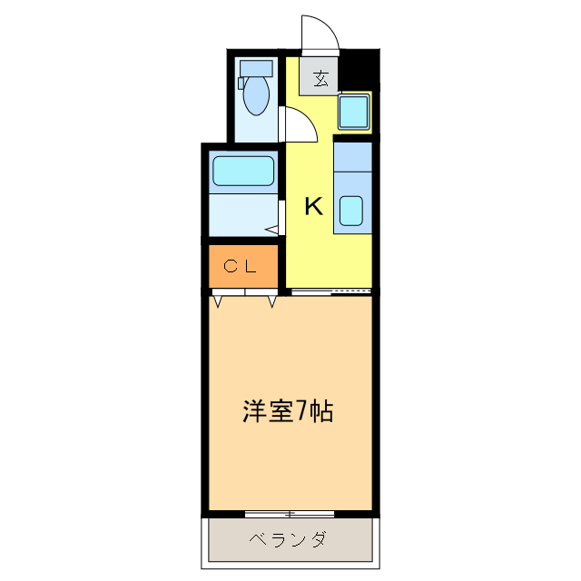 ヌーベルセザール373の間取り