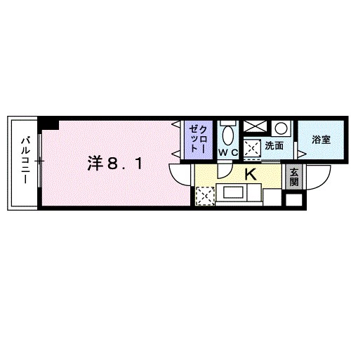 アーバン濱口の間取り