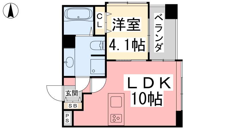 ヴァレーレ萱町の間取り