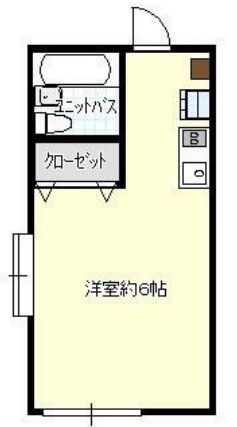 鎌倉市腰越のアパートの間取り