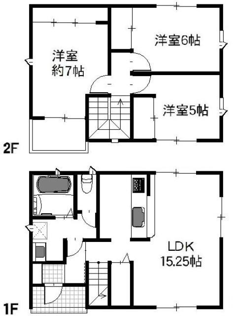 【サウス・ベルジュBの間取り】