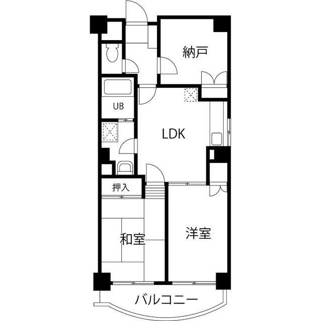 板橋区西台のマンションの間取り