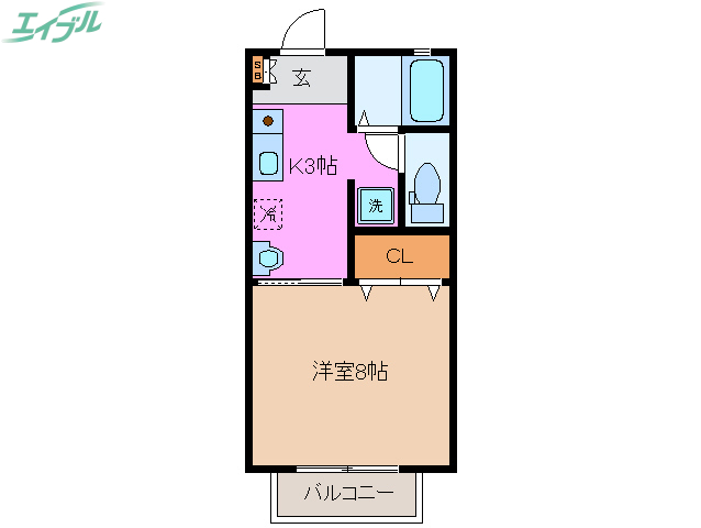 ルイーズ21の間取り