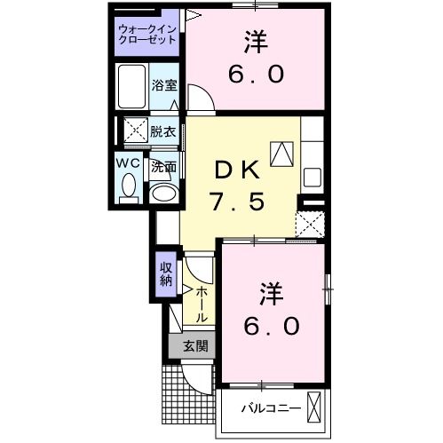 ポラリス９号館の間取り