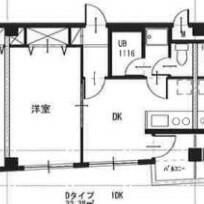 渋谷区代々木のマンションの間取り