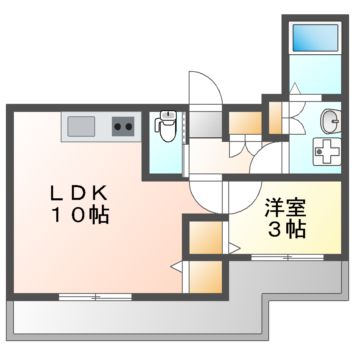 Parks吹田の間取り