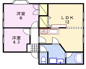 ハイツレスポワールの間取り