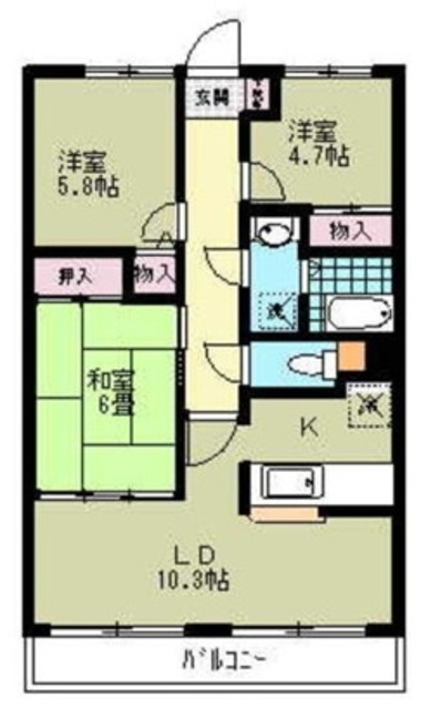 アビタチオーネの間取り