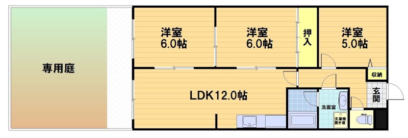 桂川ロイヤルハイツの間取り