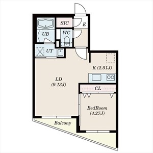 Ｓ－ＲＥＳＩＤＥＮＣＥ札幌東ａｓｔｒａｚｅの間取り