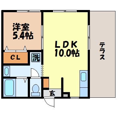 プチメゾン原口の間取り