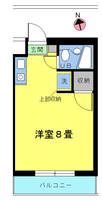 玉川学園ガーデンハウス　B棟の間取り