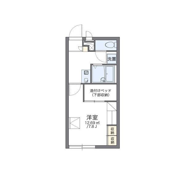 瀬戸市上水野町のアパートの間取り