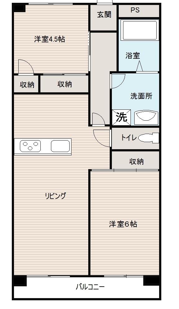 青山ハイツの間取り