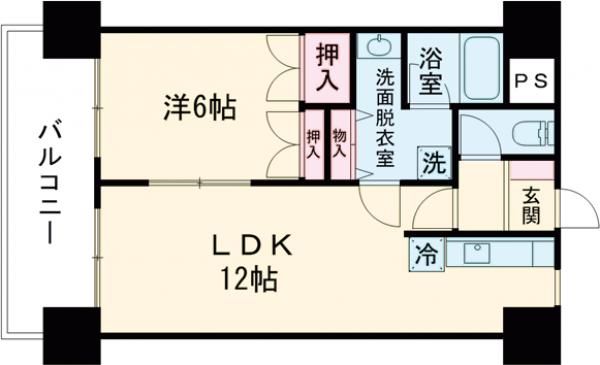 高砂スクエアビルの間取り