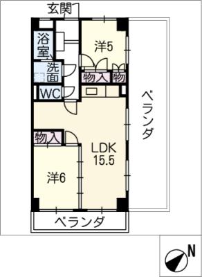 ライフ２１　ＩＮＡの間取り