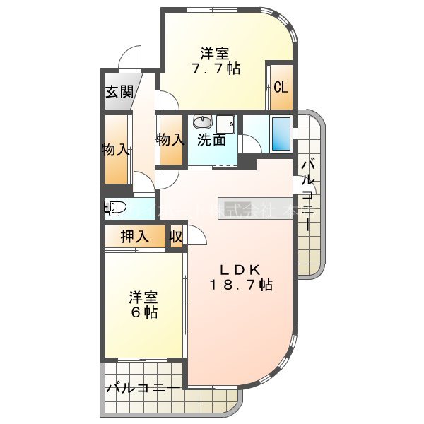 グランドールの間取り