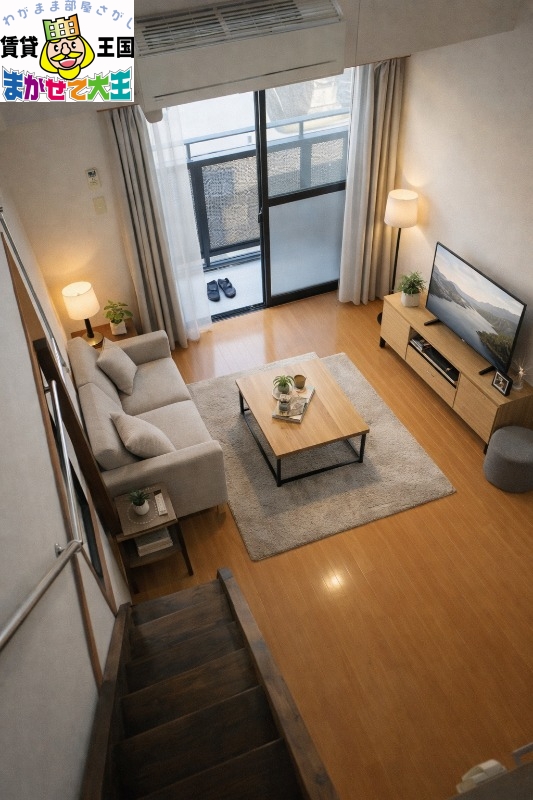 居室・リビング　家具・インテリアはＣＧです