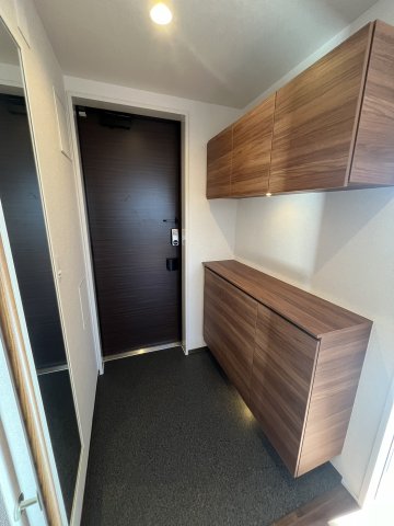 収納　たっぷりとした収納スペースです