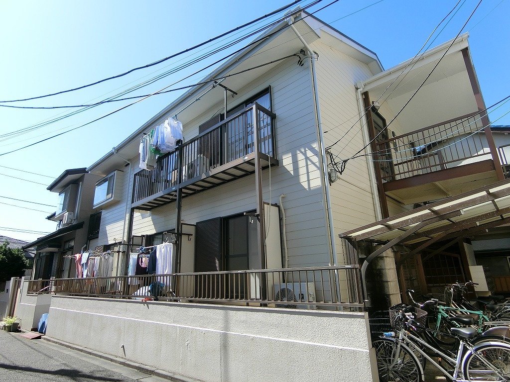 建物外観　外壁工事済み　ユートピア１　ＮＴＴインターネット接続可