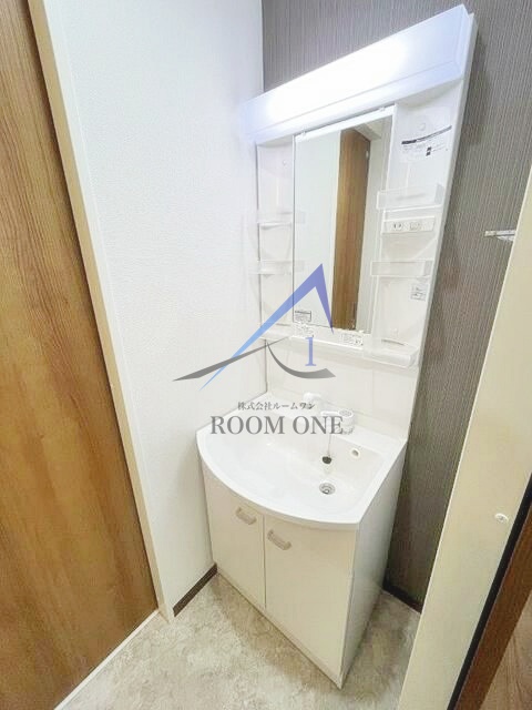 洗面設備　洗面台です。