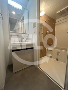 洗面設備　レジュールアッシュ谷町四丁目グランクラス　洗面所