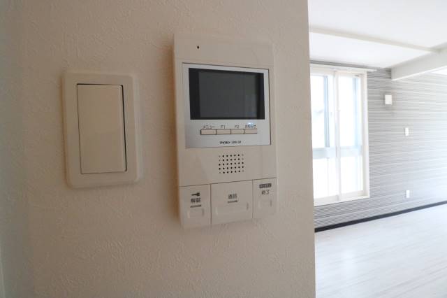 セキュリティ　誰が来たのか映像で確認できます♪