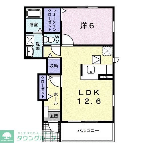 ソレイユコートCの間取り写真
