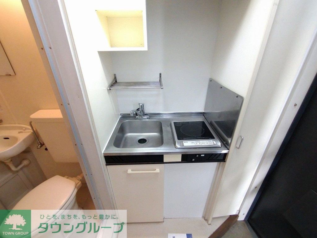 キッチン　シングルレバー設置