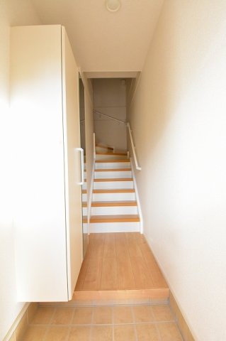 玄関　収納もある玄関です