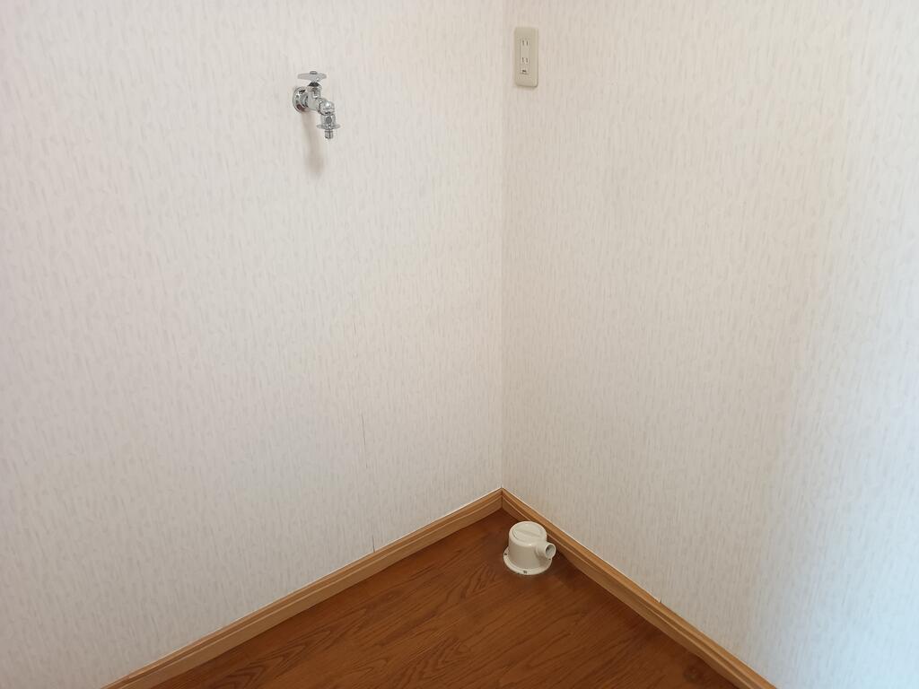 洗面設備　室内洗濯機置き場