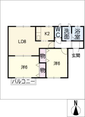 アセラII A棟の間取り写真