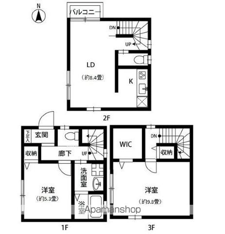 陽だまりの詩 Tー6の間取り写真
