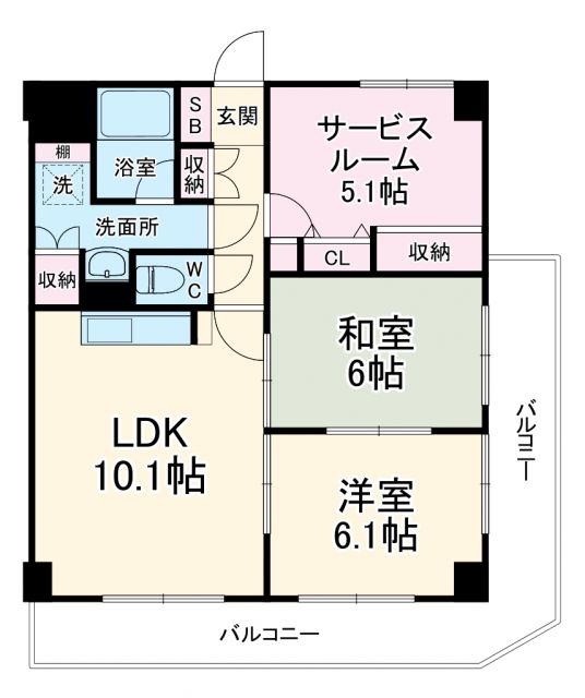 ロイヤルステージ保土ヶ谷第一の間取り写真