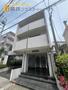建物外観　ホワイトタイルの清潔感のある外観です！