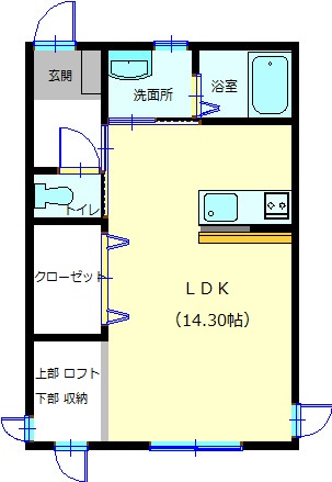 キーテールの間取り