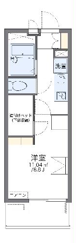 レオパレスやまとの間取り