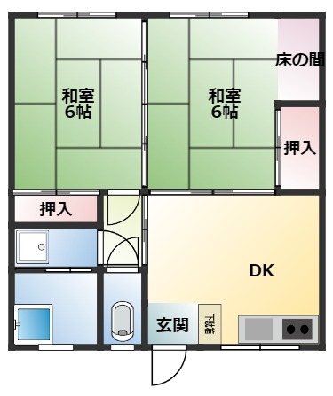 三浦アパートの間取り