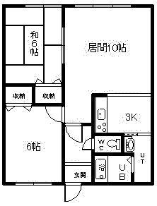 ラ・セーヌ５３の間取り