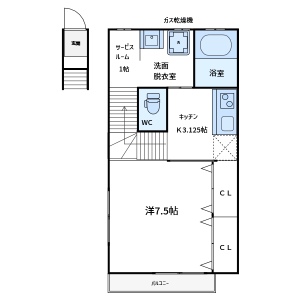 N-スタイルの間取り